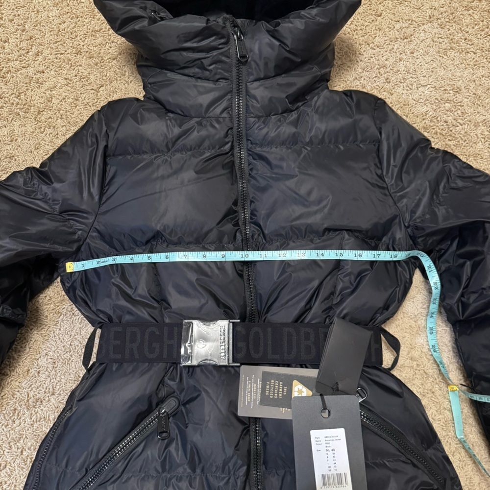 Goldbergh Snowmass Ski Jacket Coat Black NWT US 10 Waterproof Down - Picture 6 of 7